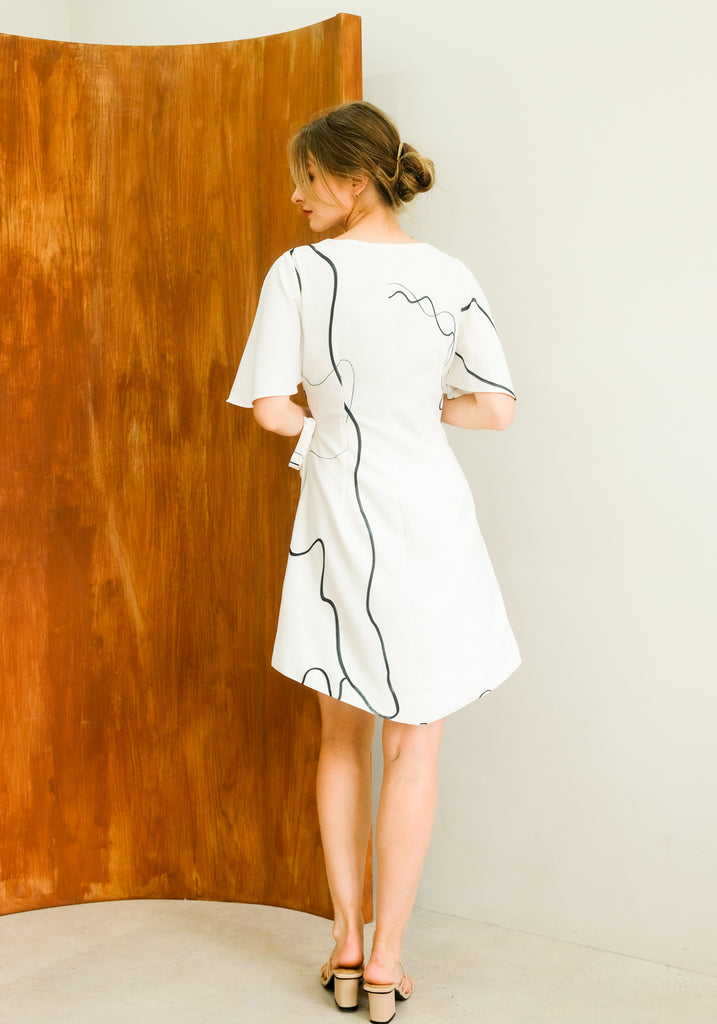Iris Dress in Reunion Ivory - Reverie | reveriestudio.co